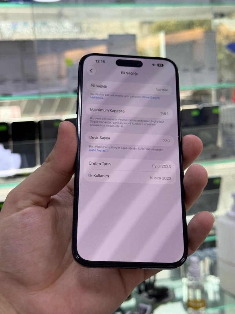 6 AY GARANTİLİ İPHONE 15 PRO MAX 256GB - 3