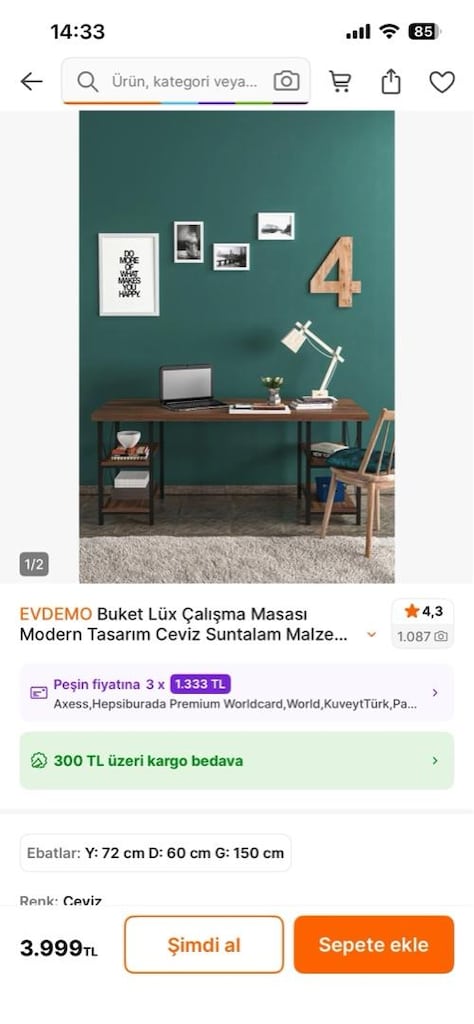 SEDUNA BİLGİSAYAR KOLTUĞU ve EVDEMO ÇALIŞMA MASASI - 6