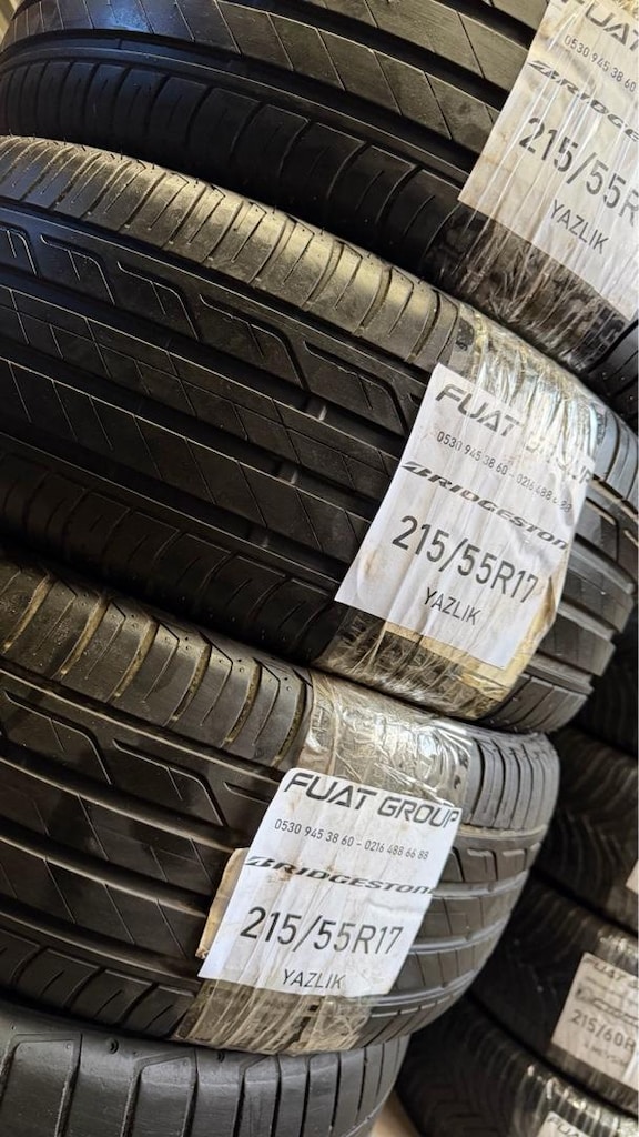 215 55 17 BRİDGESTONE YAZ LASTİĞİ SIFIRDAN FARKI YOK - 2