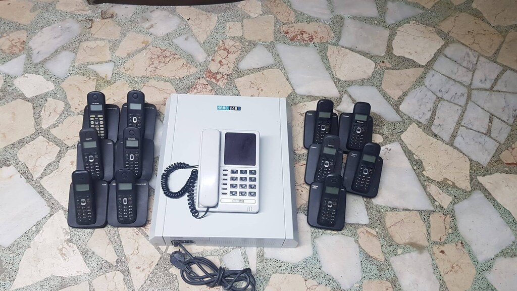 KAREL MS48S TELEFON SANTRALI 4-12 11 TELSIZLE ANA KONSOLLU SET SERVIS