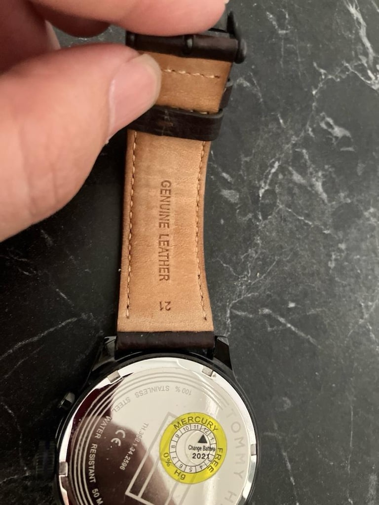 Orijinal Tommy Hilfiger Erkek Deri Saati - 4