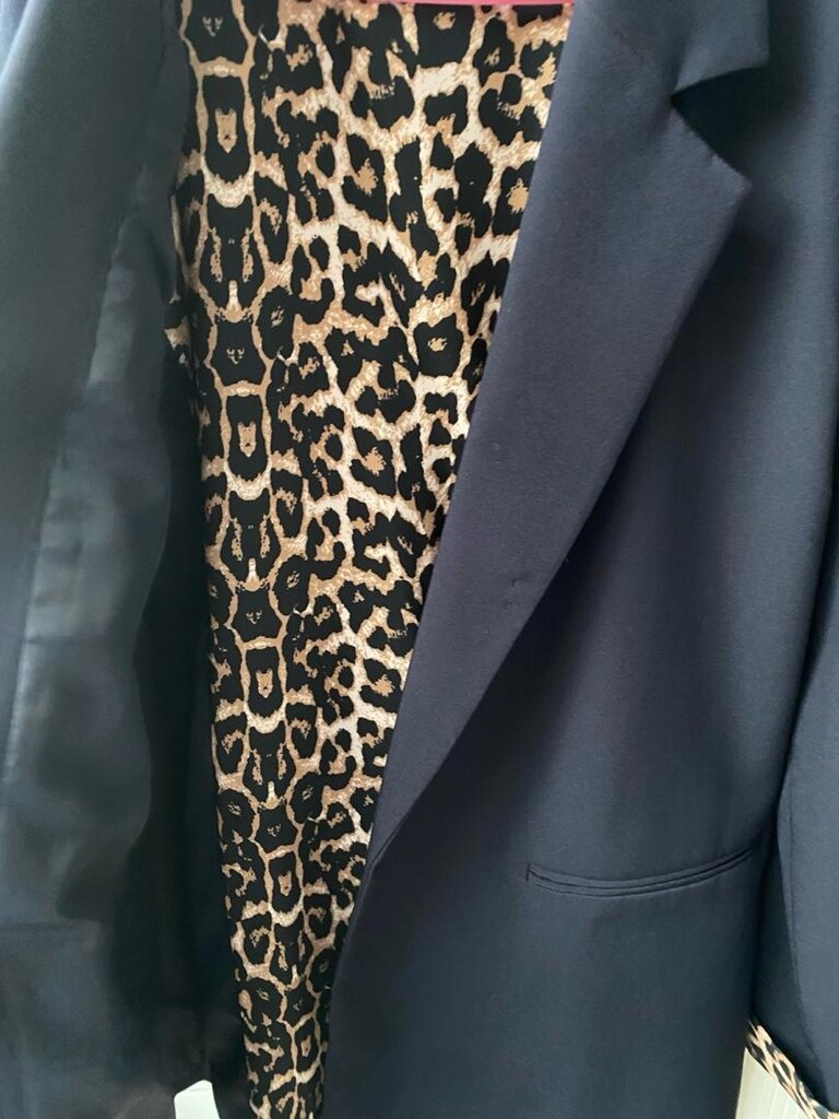 lacivert oversize blazer ceket — görsel 2/4