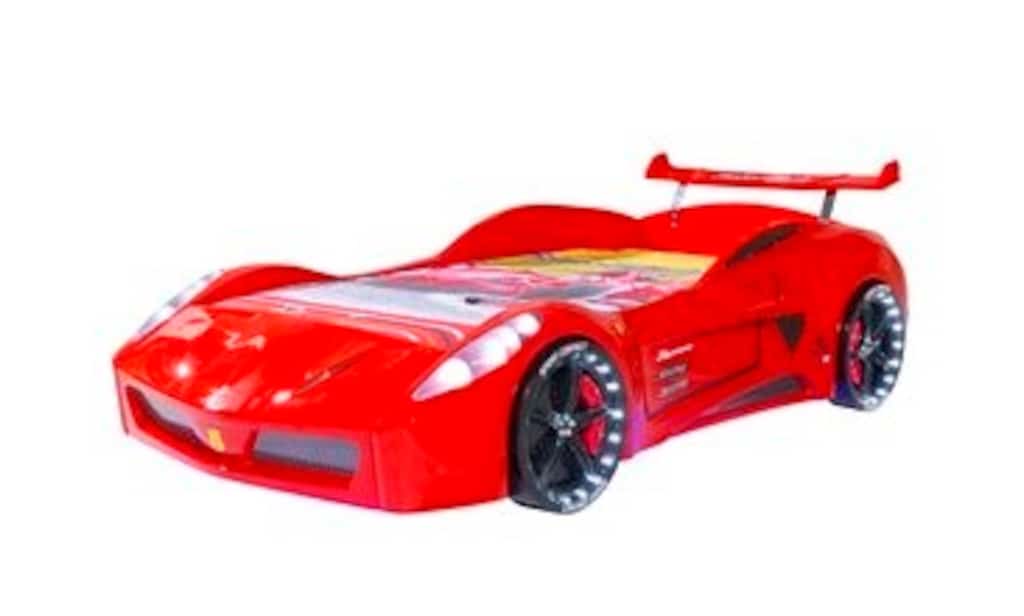 FERRARI Gte Araba Yatak (Kırmızı) (200x100x80cm)
