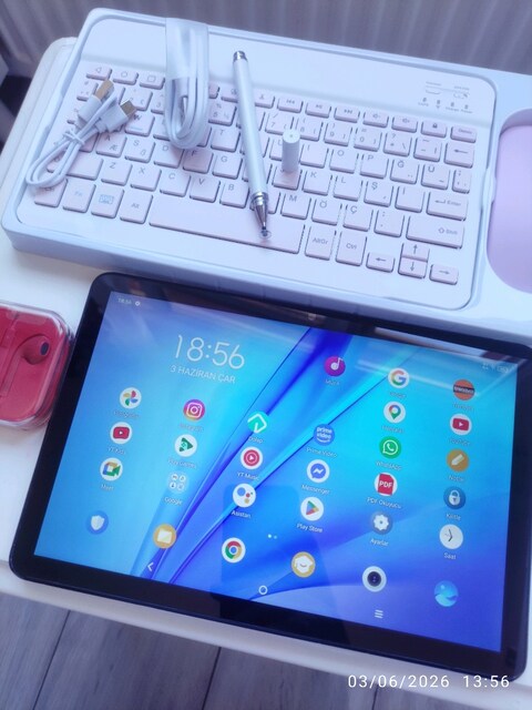 TCL TAB 10 S TR Sorunsuz Temiz+FULL SET