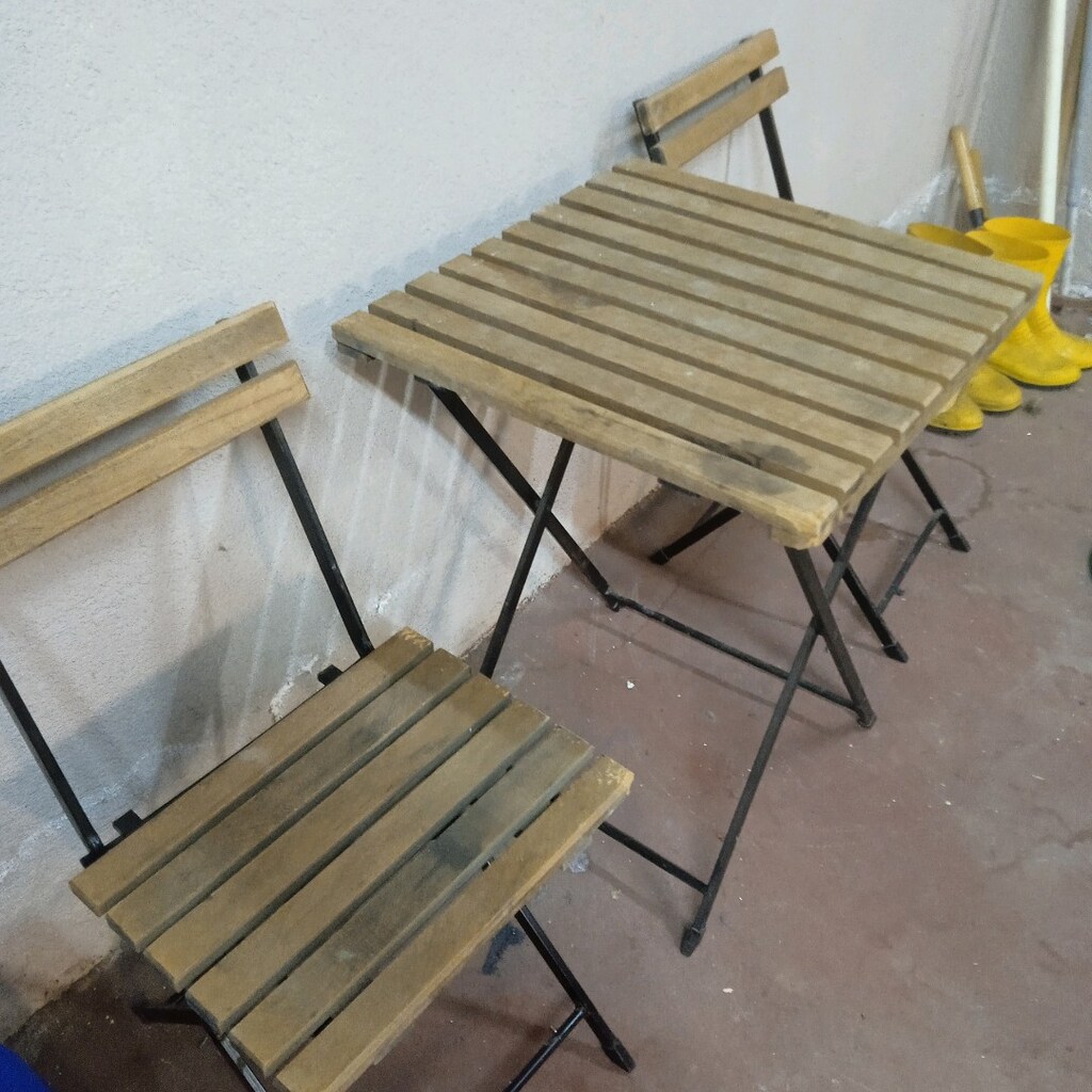 katlanır ev bahçe masa sandalye - 2