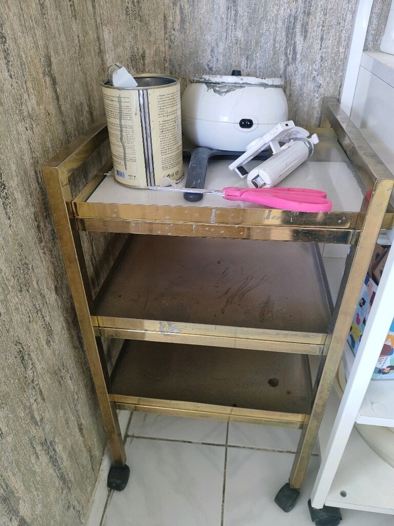 tekerlekli servis arabası sehpa - 3