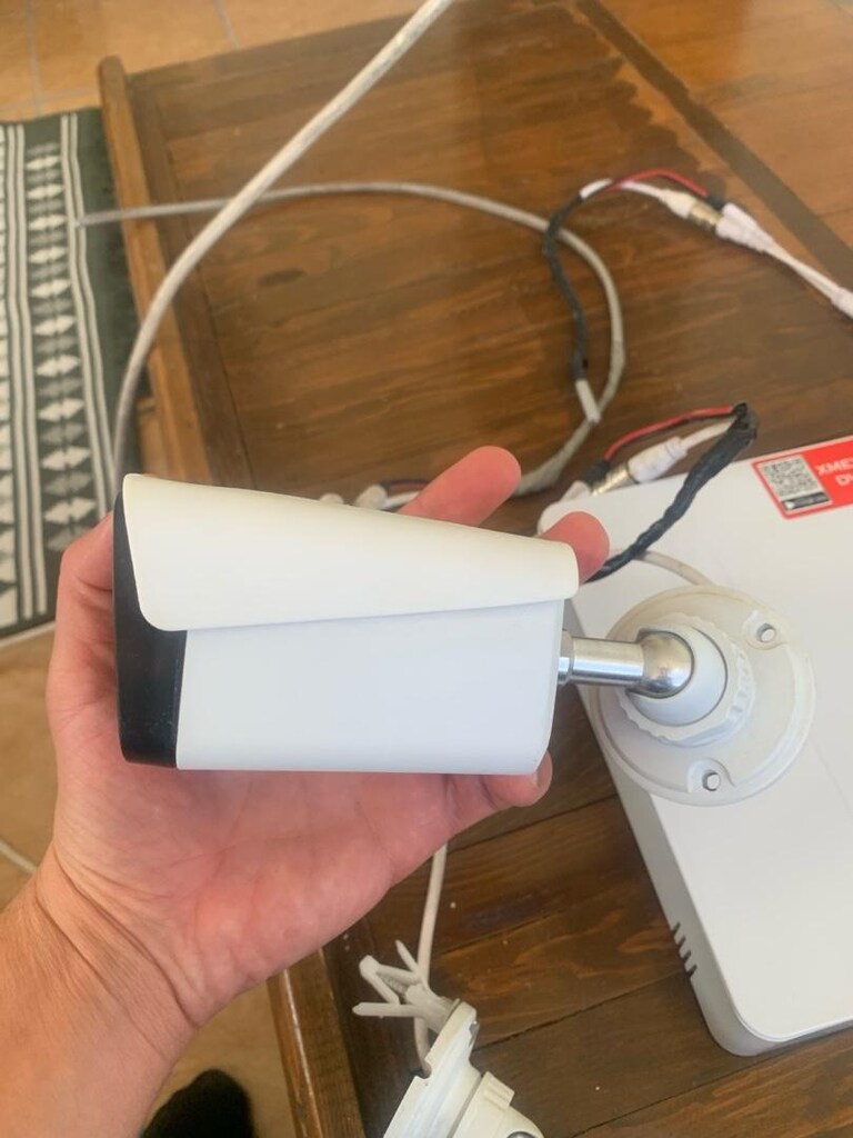 3 adet led ışıklı güvenlik kamerası + kayıt cihazı - 8