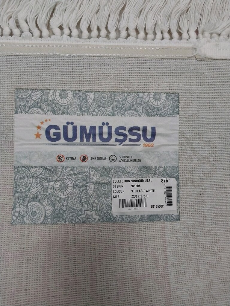 salon halısı gumüssu 2 tane var tek fiyattir - 3
