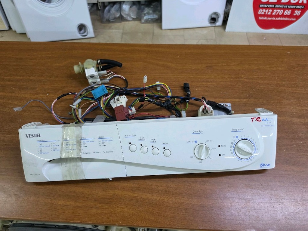 Vestel WMK 1000 T Çamaşır Makinesi Ön Panel / Beyin - Elektronik Kart - 2