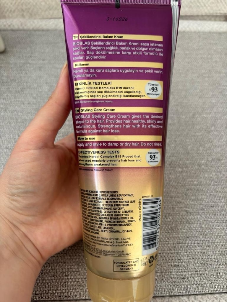 Bioblas Collagen & Keratin Saç Dökülmesine Karşı Bakım Kremi - 2