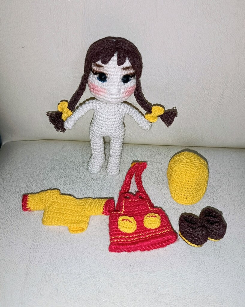 Amigurumi minyatür bebek - 4