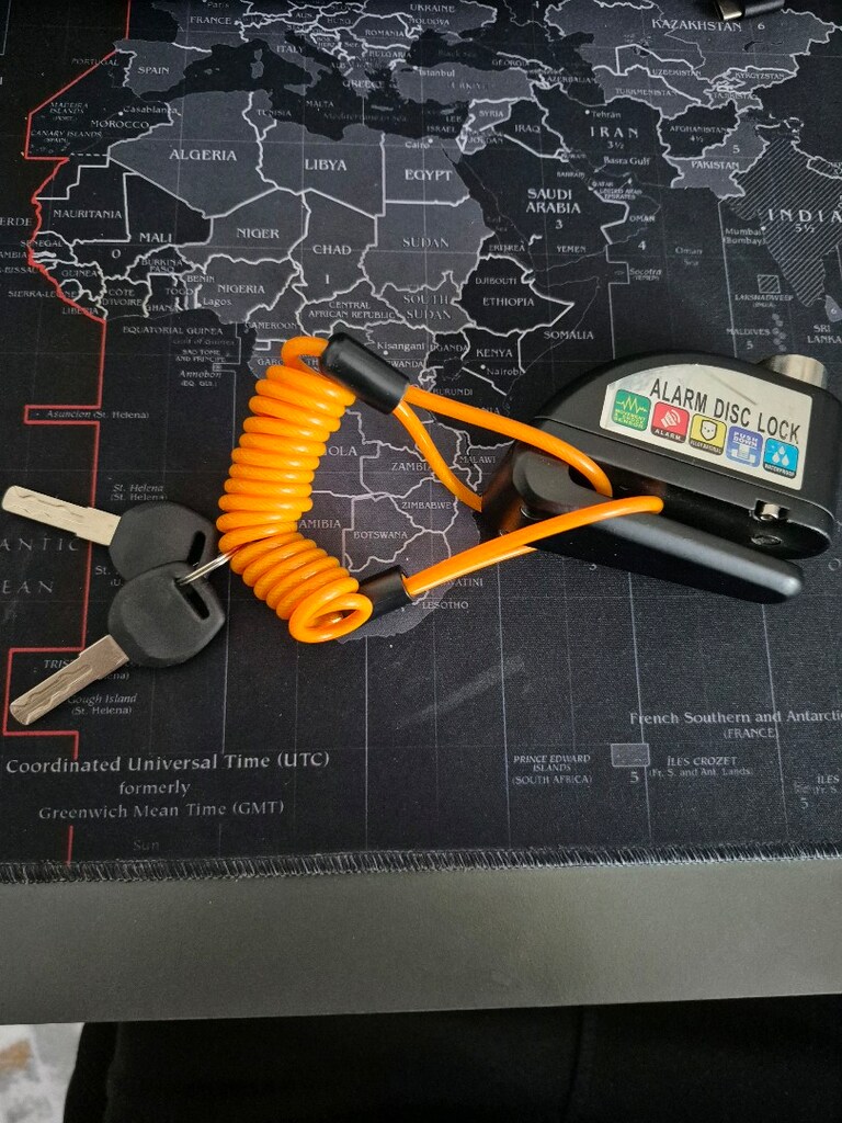 alarmlı motorsiklet disk kilidi - 2