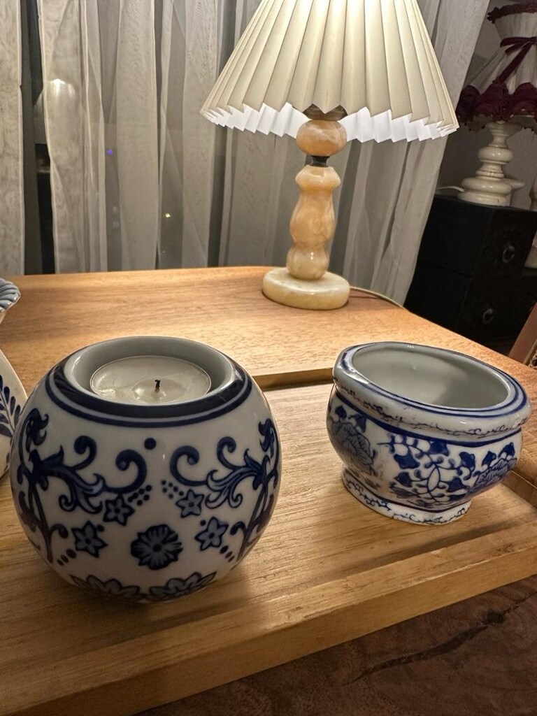 dörtlü buhudanlık, şamdan. kapaklı kutu - 3