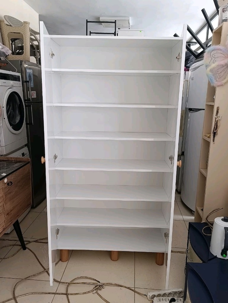 ÇOK AMAÇLI BÜYÜK DOLAP 190X100 RAFLI BOHEM 8,500TL SIFIR HİÇ KULLANILM - 2