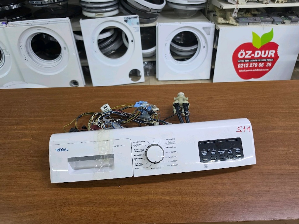 Regal PRATİCA 8101 T Çamaşır Makinesi Anakart kablo Tesisat 5+1 Soket - 3