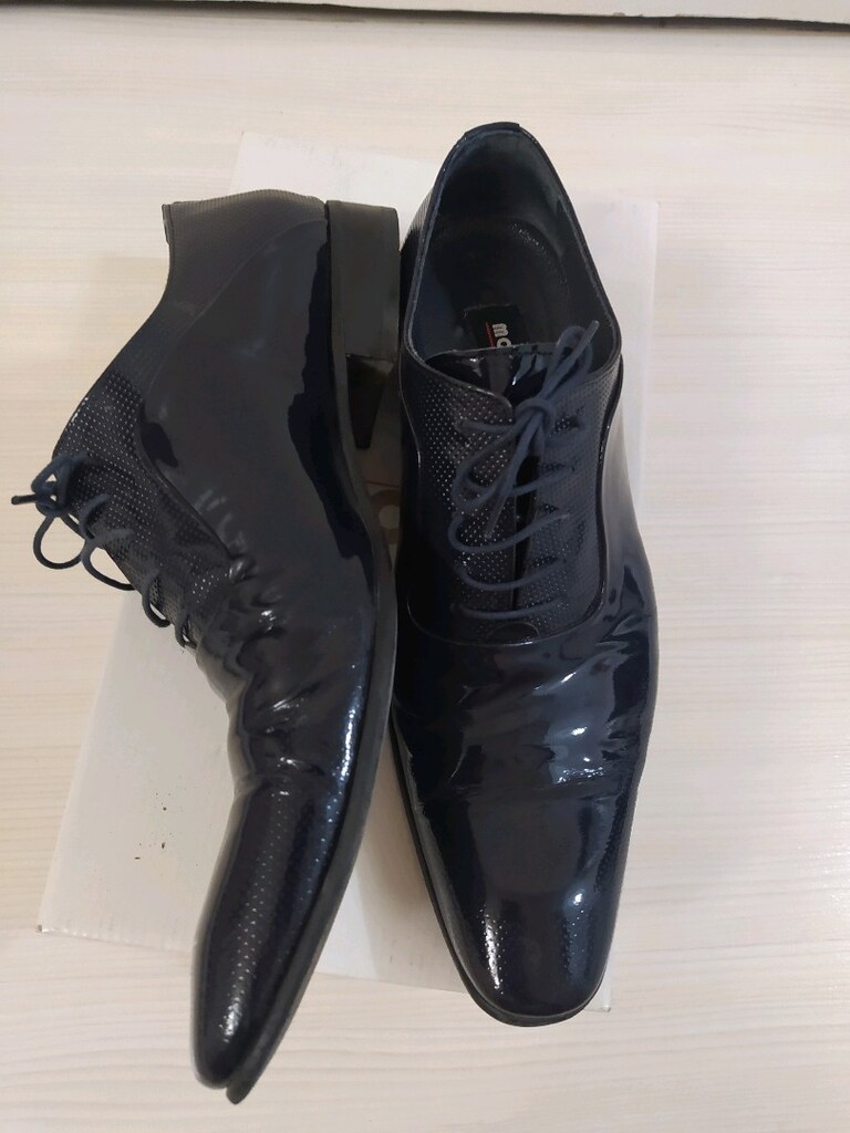 Lacivert Rugan Ayakkabı - 7