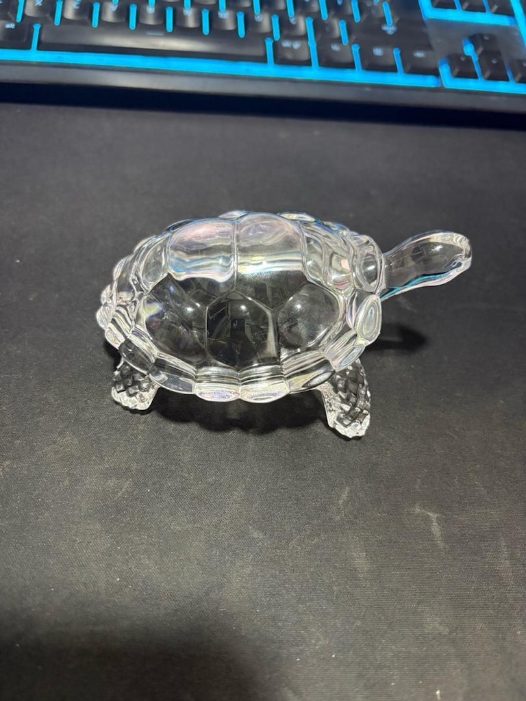 Crystal D'Arques kaplumbağa süs eşyası