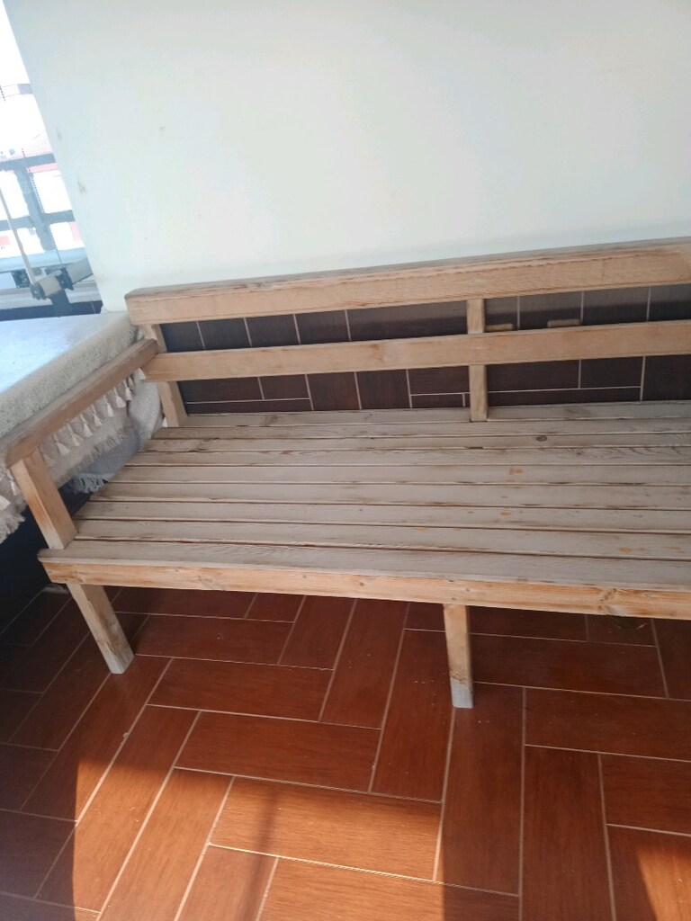 Ahsap sedir iki âdet ister balkonda kullan ister bagda bahçede - 3