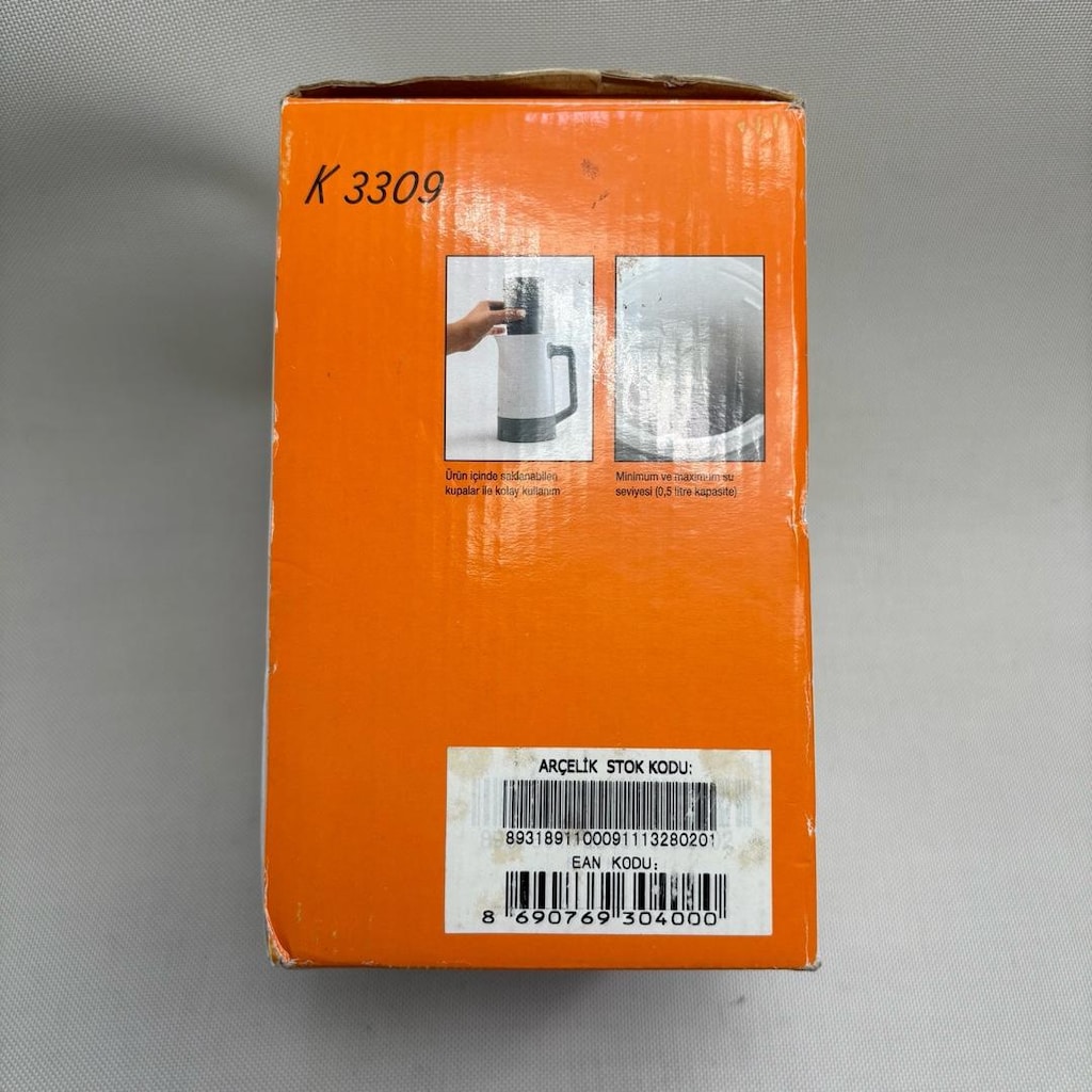 Arçelik seyahat tiki kartle su ısıtıcı 500ml - 4
