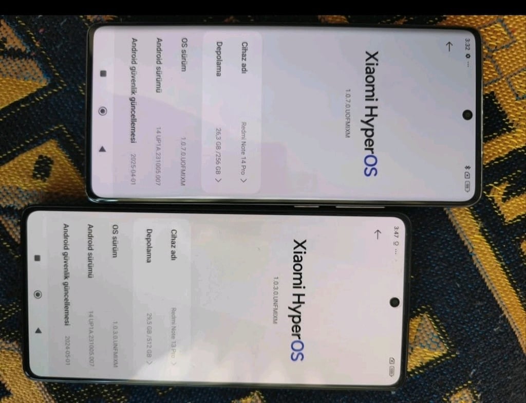KUTULU ŞARJLI GLOBAL Redmi Note 13 Pro 512GB 12+12GB Redmi Note 14 Pro - 9
