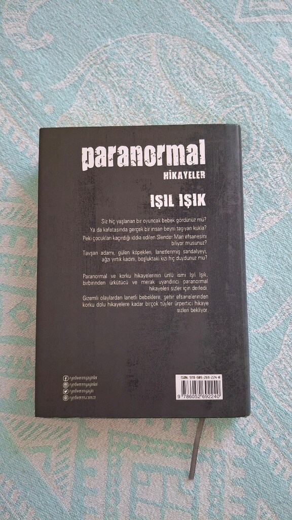 Paranormal Hikayeler ( ciltli kitap ) -Işıl Işık - 2