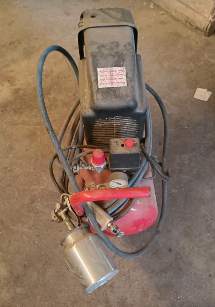 İtalyan Fiac GM 201 Kompresör - 1.5 HP 8 Bar - Hortum ve Tabanca - 3