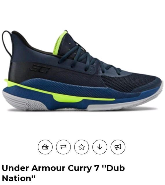 orjinal kusursuz Under armour basketbol ayakkabısı Curry 7