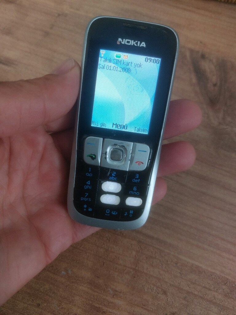 Nokia 2630 tuşlu cep telefonu. pili sıfır orjinal değiştim. - 12