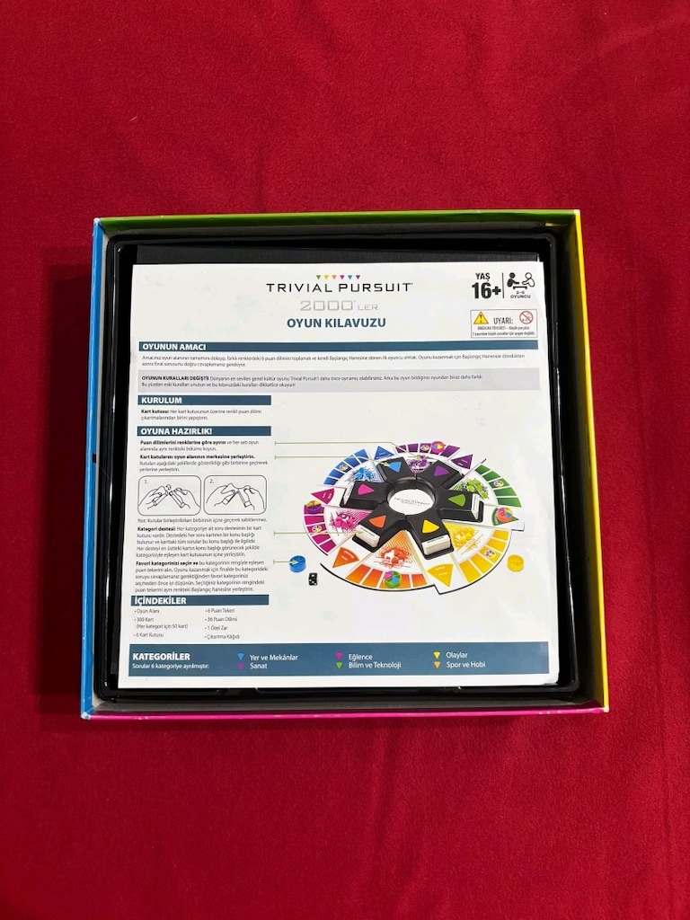 Trivial Pursuit 2000'ler Türkçe Kutu Oyunu - 3