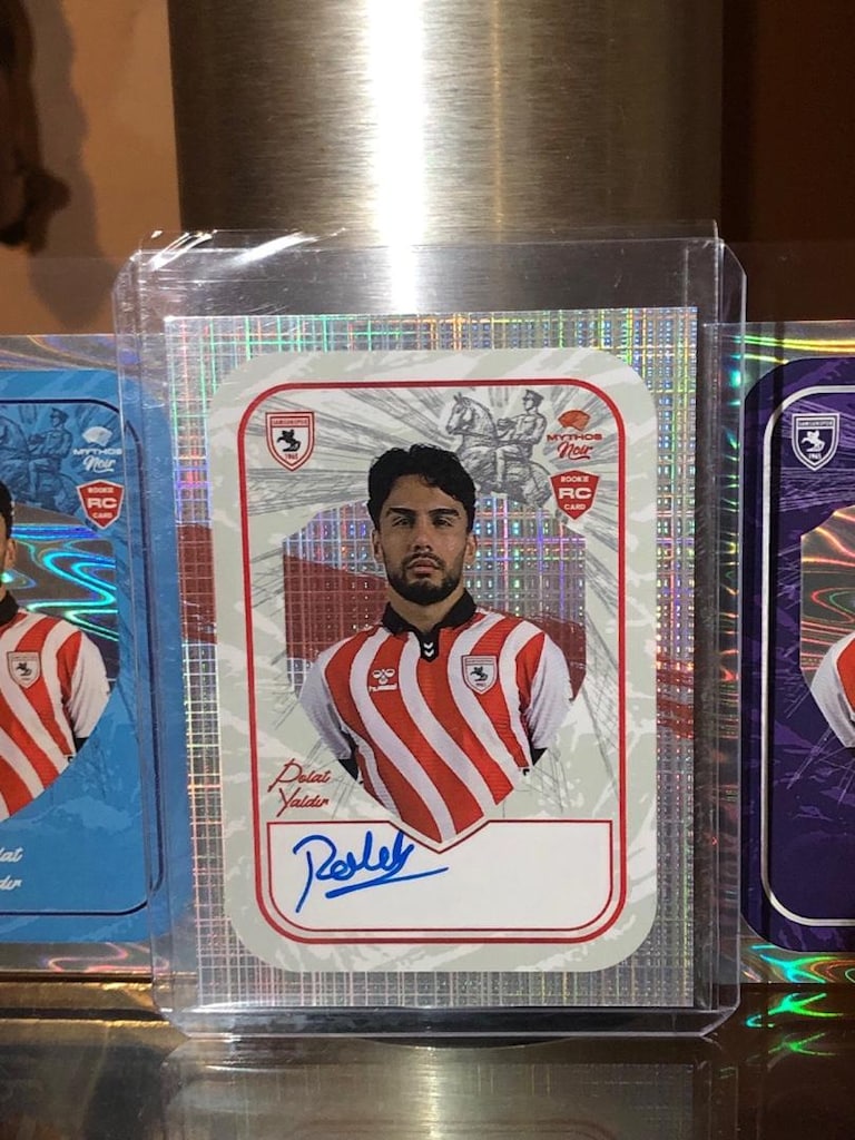 Polat Yaldır mythos samsunspor noir ıslak imzalı kart - 2