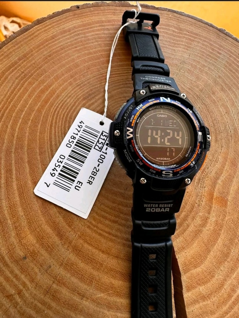 Orjinal Casio Sgw-100 Pusula/Termometre HATASIZ - 7