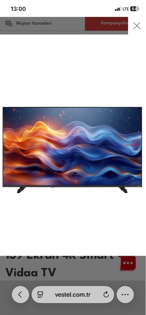 Vestel 55inç TV - 2