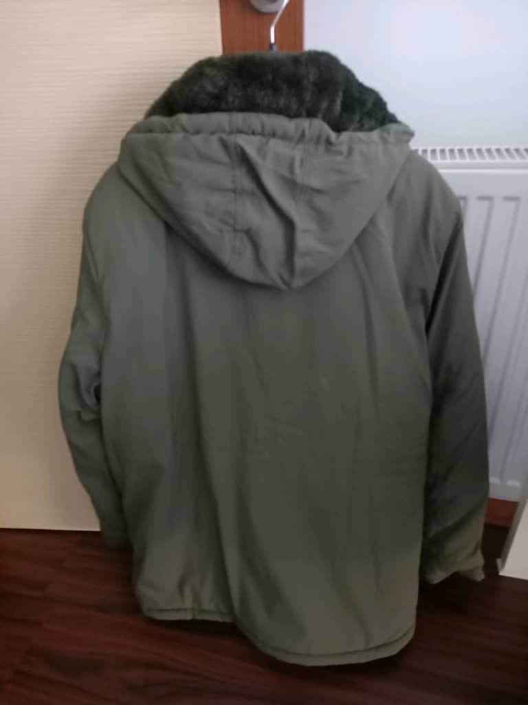 erkek haki yeşil parka - 2
