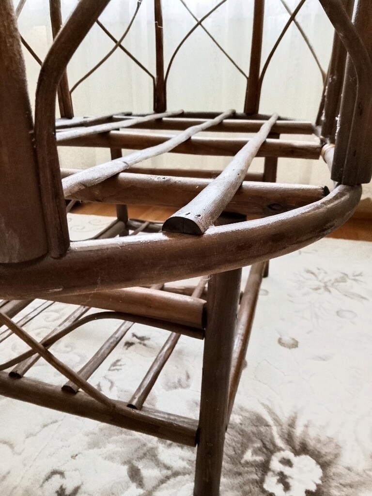 Vintage bambu beşik - 6