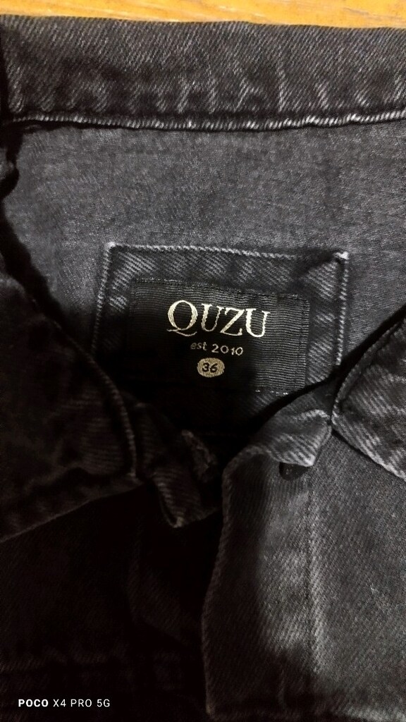 #quzu ünlü marka Kot ceket mont  Eni 50 Boyu 63Piyasası 2000 TLdir.??? - 5