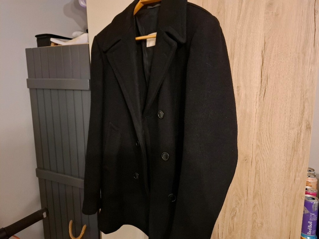 Fabrika Slim Fit Erkek Kaşe Kaban - 3