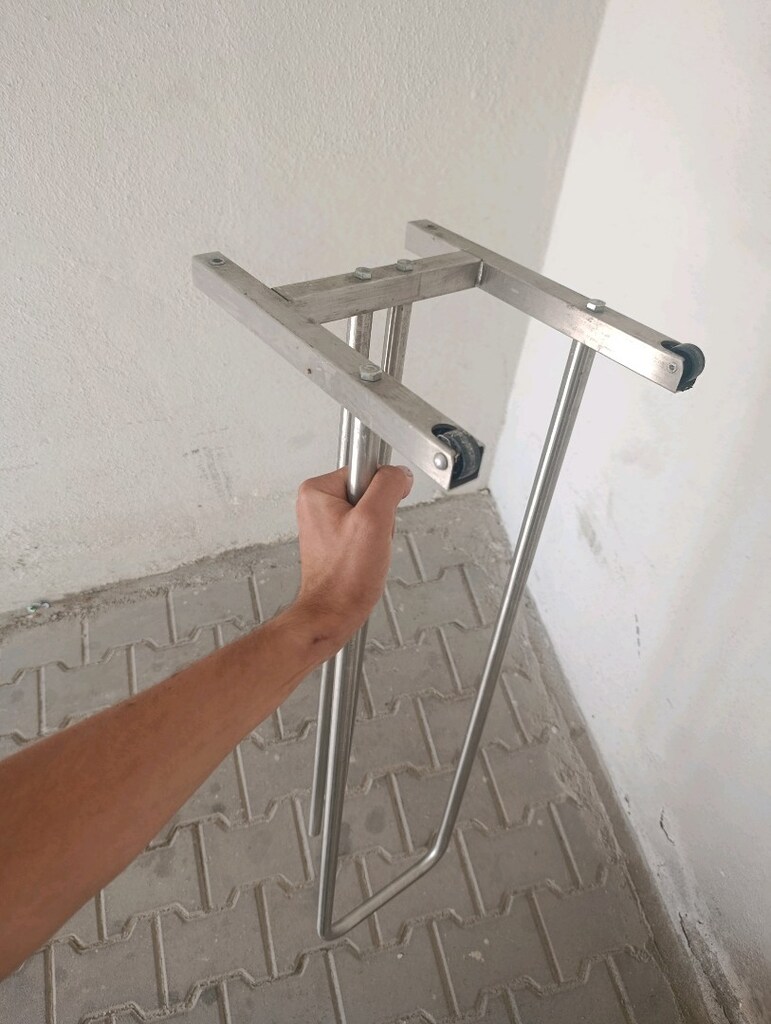 Taşınabilir Çelik Elbise Askı İstifleyici Mağaza Organizer - 3