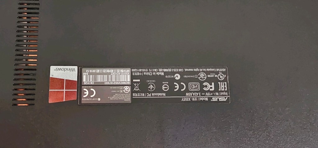 asus x555y modeli - 5