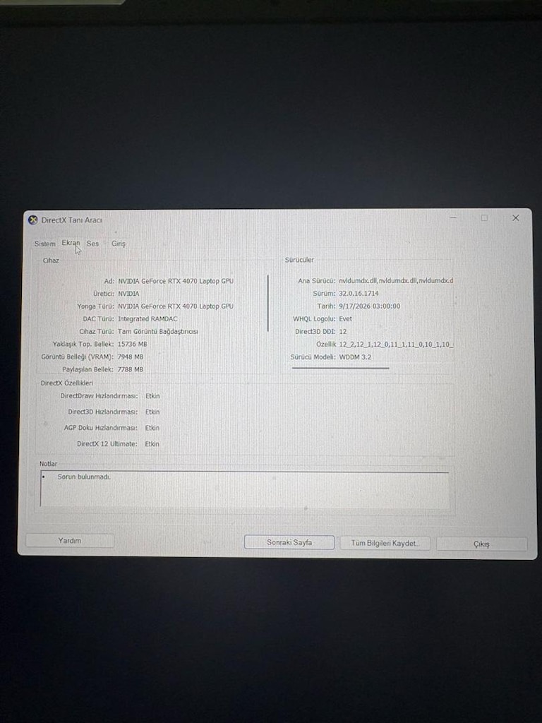 Asus Rog G17 rtx4070 amd 9 oyuncu laptopu - 5