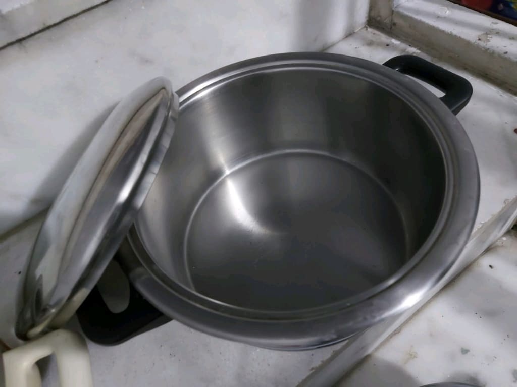 Vintage Emsan orijinal çelik tencere seti. Açıklamayı okuyunuz. - 8