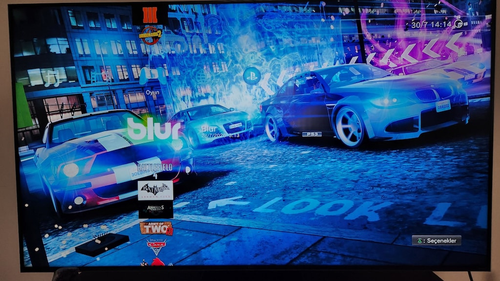 PS3 Süper Slim 500 GB, 43 Popüler Oyunlu, Çift Kollu Tertemiz - 12
