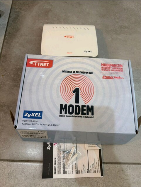 VDSL MODEM FULL KUTULU