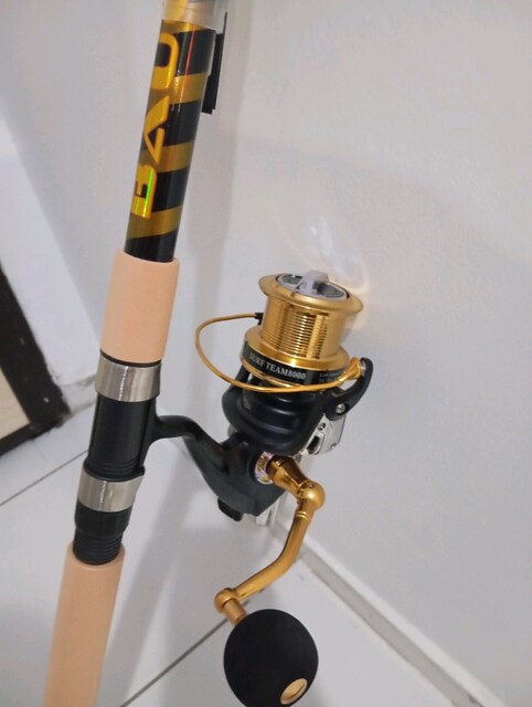 Surf set.. Bauer 3.60m 100-300gr atar&8000 lik surf makina 2750tl