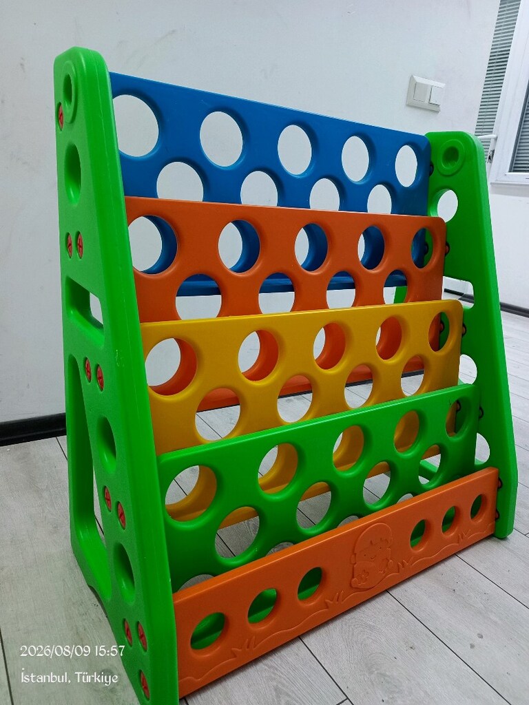 ANAOKULU PLASTİK RENKLİ KİTAPLIK - 2