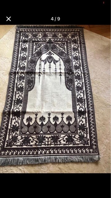 120*68 cm Çift taraflı hiç kullanılmamış seccade