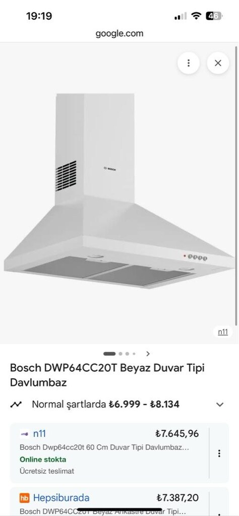 bosch ankastre set fırın ocak davlumbaz - 2
