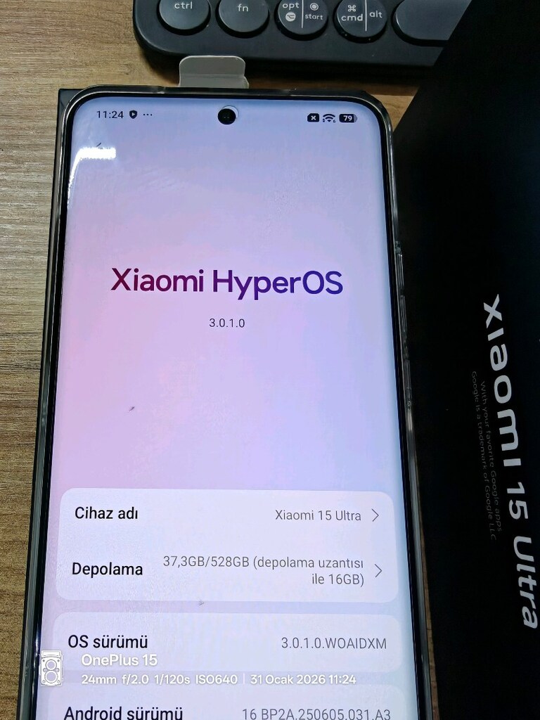 XiaoMi Mi 15 Ultra Global Server Kayıtlı 32/512 GB 8 Gen 4 120X 90W - 6
