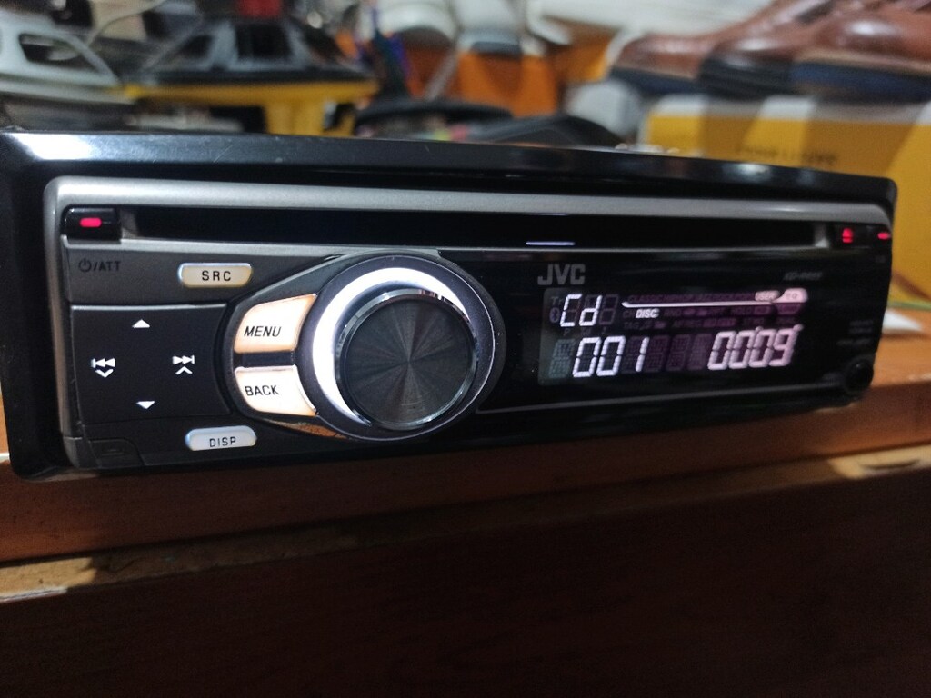 Eski seri tesisat teyibi jvc CD AUX RADYO tek anfi çıkışli oto teyp - 8