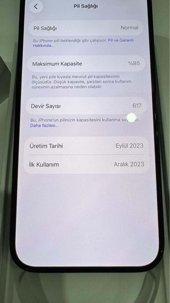 İphone 15 Pro 256GB Blue Titanium Kayıtlı - 13