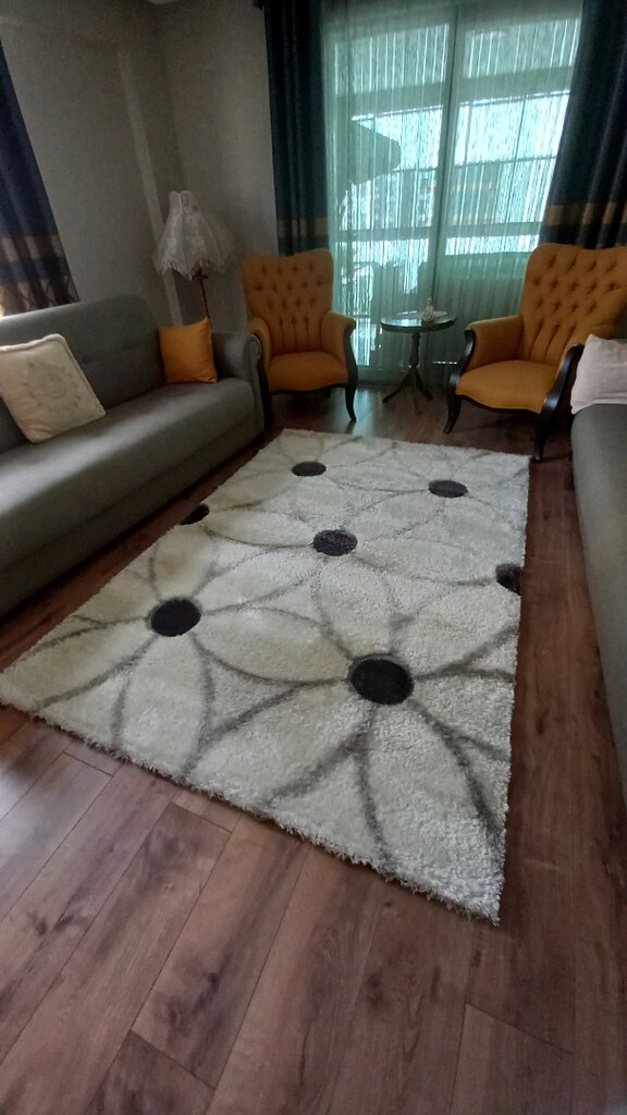 120×175 istanbul desenli Halı ve 4m2 Shaggy Halı - 4